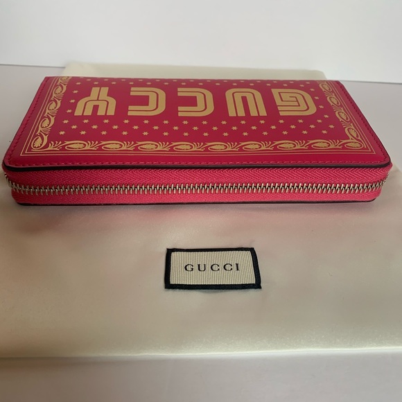 Gucci Sega Collection Pink Guccy Wallet - Picture 3 of 8